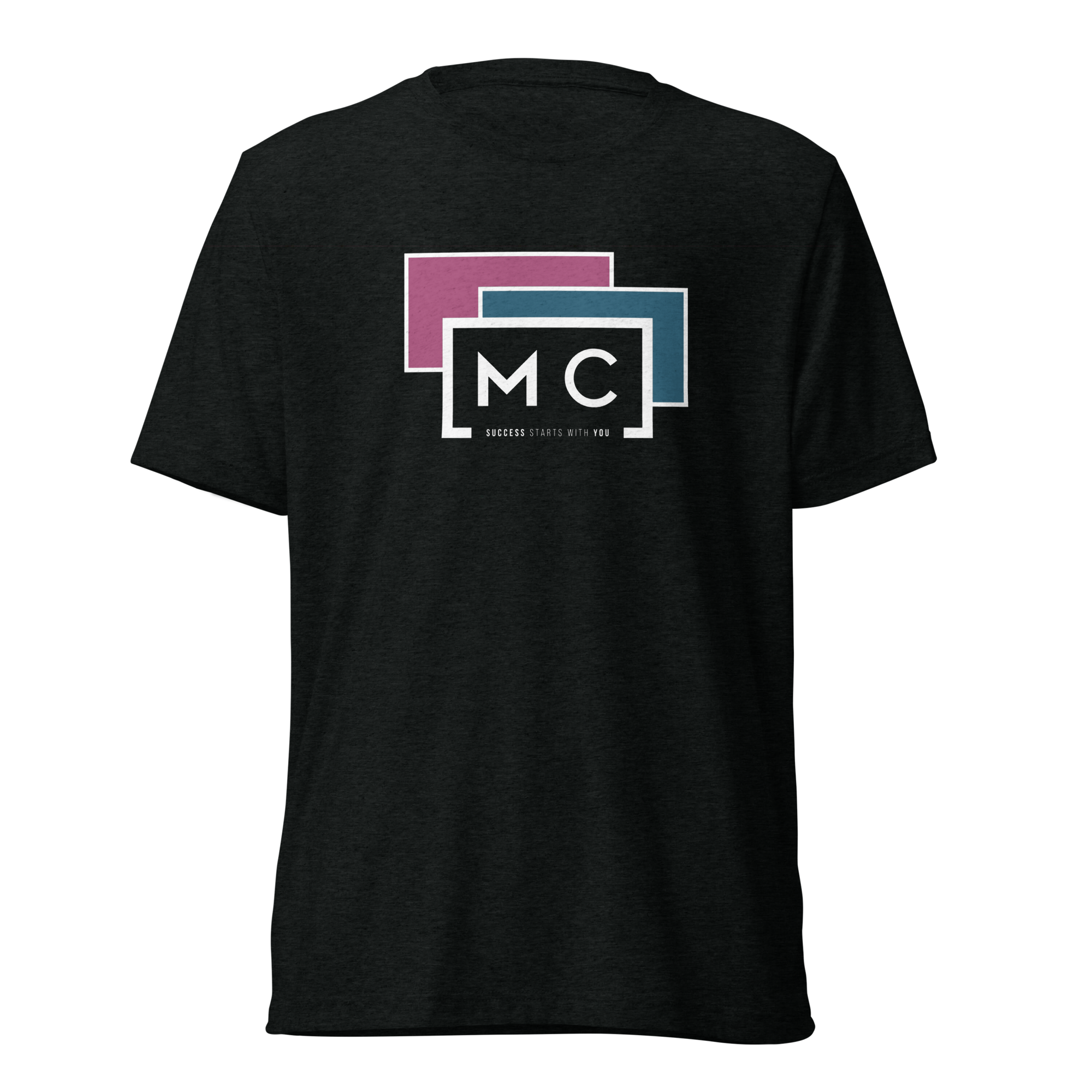 Logo On Colored Boxes T-Shirt - Black
