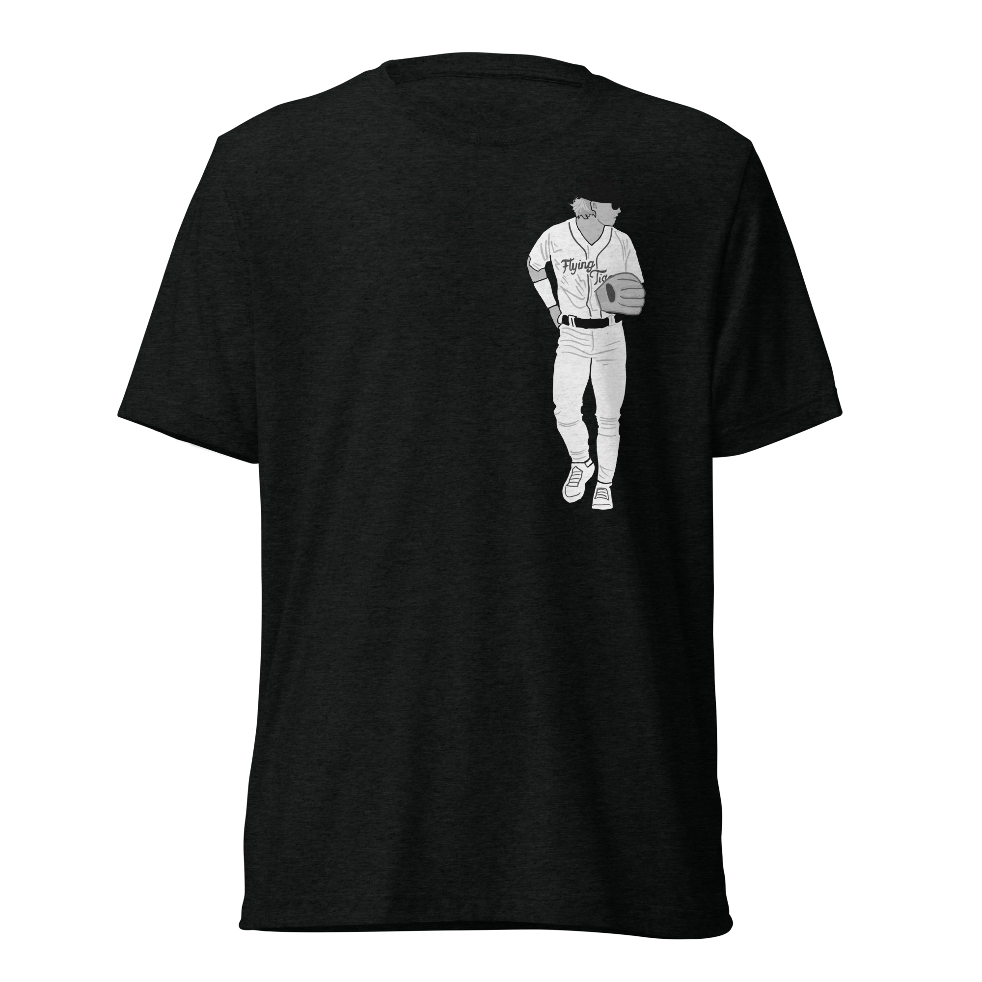 B&W Full Body T-Shirt - Black