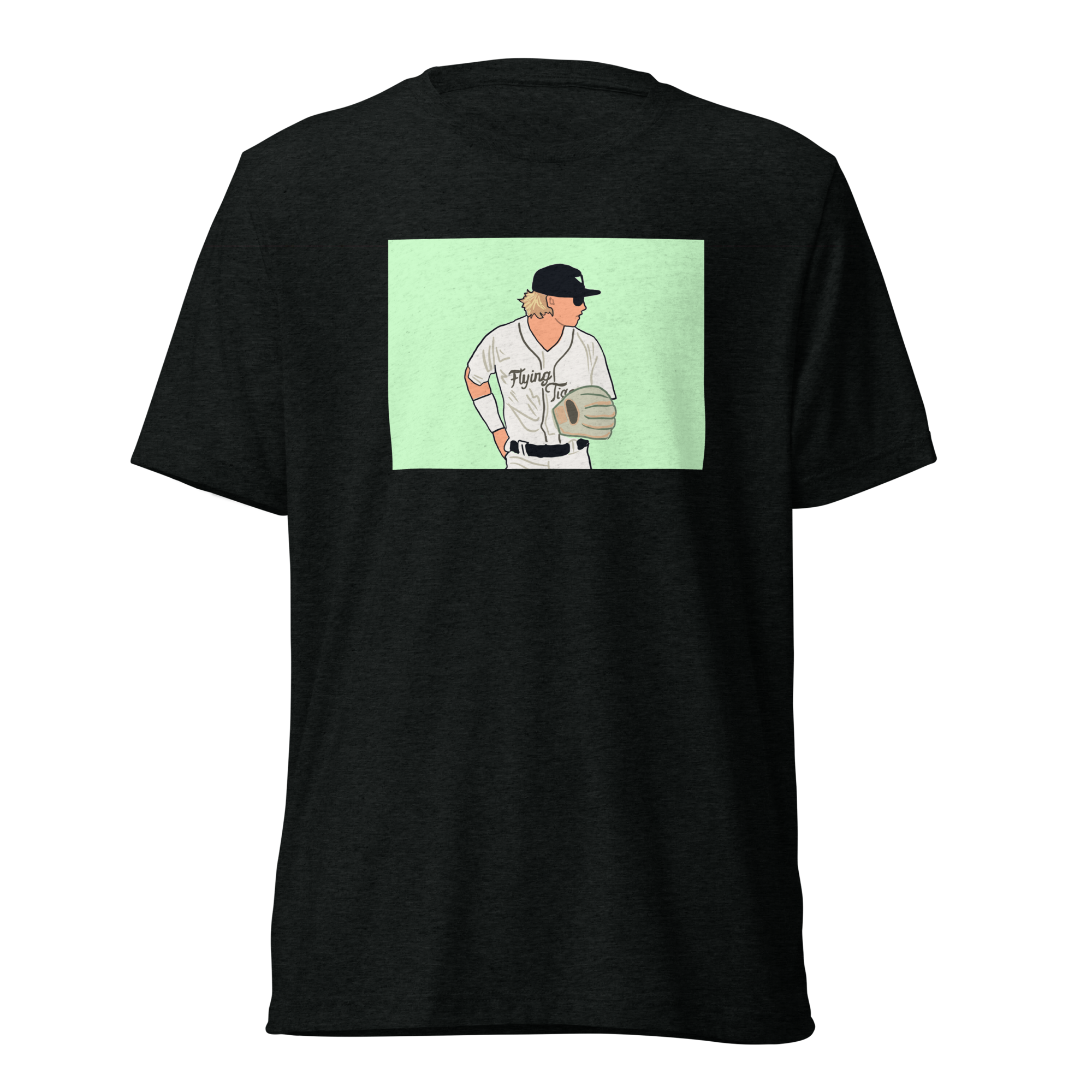 Max Clark on Green Box T-Shirt - Black
