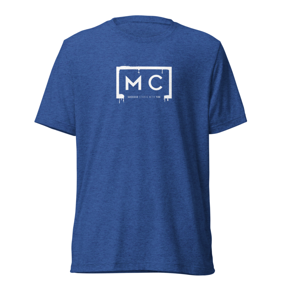 Drip Logo T-Shirt – Blue - Max Clark | More Than an Athlete